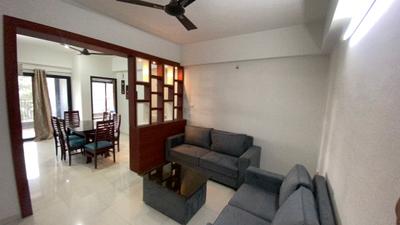 Living Room Image of 1290 Sq.ft 2 BHK Apartment / Flat for rent in Sakar Elite Apex, Mahalakshmi Nagar Indore for Rs. 40000