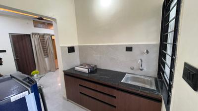 Kitchen Image of 800 Sq.ft 1 BHK Apartment / Flat for rent in Indra Puri Colony Indore for Rs. 19000