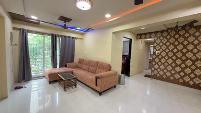 Living Room Image of 1200 Sq.ft 3 BHK Apartment / Flat for rent in Kasarvadavali Thane for Rs. 42000