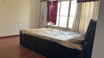 Bedroom Image of 1080 Sq.ft 2 BHK Apartment / Flat for rent in Adani The Meadows, Shantigram Ahmedabad for Rs. 32000