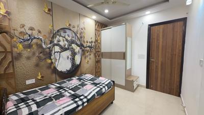 Bedroom Image of 1000 Sq.ft 3 BHK Builder Floor for rent in Dwarka Mor New Delhi for Rs. 18000