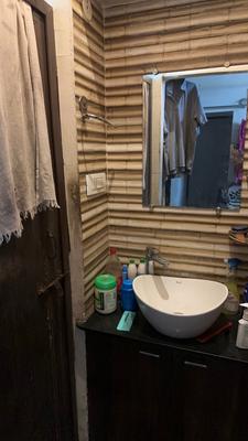 Bathroom Image of 500 Sq.ft 1 BHK Independent House for rent in New Rani Bagh Indore for Rs. 12000