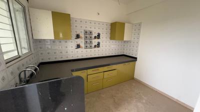 Kitchen Image of 1100 Sq.ft 2 BHK Apartment / Flat for rent in Atharva Nagari, Besa Nagpur for Rs. 17000