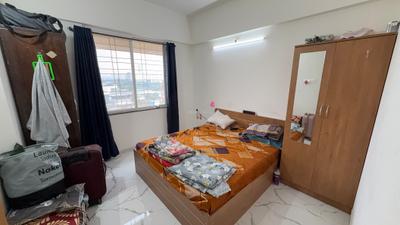 Bedroom Image of 850 Sq.ft 2 BHK Apartment / Flat for rent in Bhargav Bellina, Warje Pune for Rs. 30000