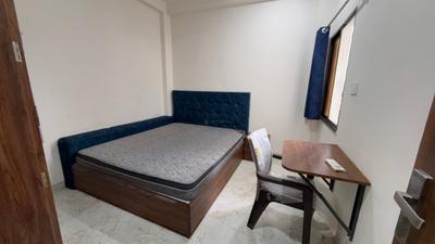 Bedroom Image of 1500 Sq.ft 1 BHK Apartment / Flat for rent in Vijay Nagar Indore for Rs. 21000