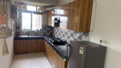Kitchen Image of 740 Sq.ft 2 BHK Apartment / Flat for rent in Signature Global Andour Heights, Sector 71 Gurgaon for Rs. 35000
