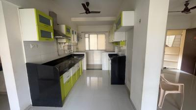 Kitchen Image of 1350 Sq.ft 3 BHK Apartment / Flat for rent in Chirag Grande View 7, Ambegaon Budruk Pune for Rs. 35000