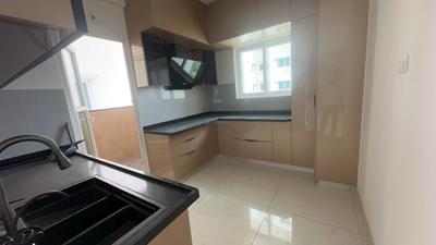 Kitchen Image of 1733 Sq.ft 3 BHK Apartment / Flat for rent in Aparna Zenon, Puppalaguda Hyderabad for Rs. 75000
