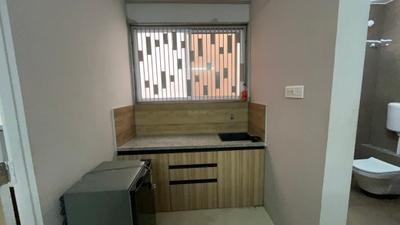 Kitchen Image of 550 Sq.ft 1 BHK Builder Floor for rent in Silicon City Indore for Rs. 14000