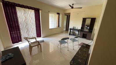 Living Room Image of 850 Sq.ft 2 BHK Apartment / Flat for rent in Kharadi Pune for Rs. 32000
