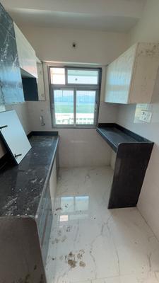 Kitchen Image of 450 Sq.ft 1 BHK Apartment / Flat for rent in Buddha Heights, Mira Road East Mira Bhayandar for Rs. 22000