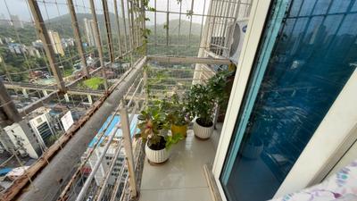 Balcony Image of 1040 Sq.ft 2 BHK Apartment / Flat for sale in Rosa Bella, Hiranandani Estate Thane for Rs. 15500000