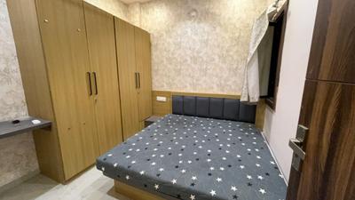 Bedroom Image of 1500 Sq.ft 1 BHK Builder Floor for rent in Mahalakshmi Nagar Indore for Rs. 19000