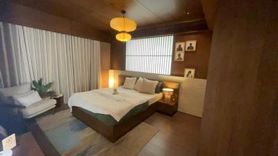 Bedroom Image of 2500 Sq.ft 4 BHK Apartment / Flat for sale in Kavisha The Portrait, Shela Ahmedabad for Rs. 15500000