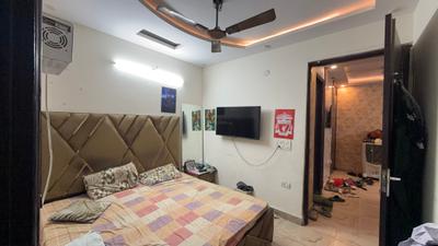 Bedroom Image of 720 Sq.ft 3 BHK Builder Floor for sale in Tilak Nagar New Delhi for Rs. 5000000