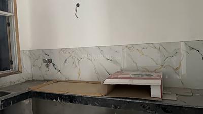 Kitchen Image of 900 Sq.ft 3 BHK Builder Floor for sale in Khanpur New Delhi for Rs. 7200000