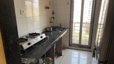 Kitchen Image of 695 Sq.ft 1 BHK Apartment / Flat for sale in Pratik Harmony, Kalamboli Navi Mumbai for Rs. 7500000