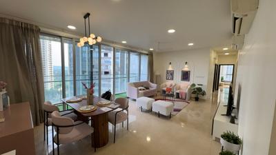 Living Room Image of 1550 Sq.ft 3 BHK Apartment / Flat for sale in Goregaon East Mumbai for Rs. 73500000