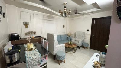 Living Room Image of 855 Sq.ft 3 BHK Builder Floor for sale in Mahavir Enclave New Delhi for Rs. 7700000