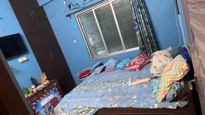 Bedroom Image of 450 Sq.ft 1 BHK Builder Floor for rent in Haltu Kolkata for Rs. 15000