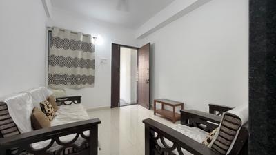 Living Room Image of 570 Sq.ft 1 BHK Builder Floor for rent in Gokhalenagar Pune for Rs. 25500