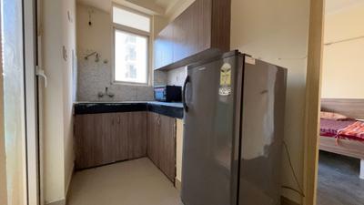 Kitchen Image of 590 Sq.ft 1 BHK Studio for rent in Habitech Panchtatva Phase 1, Noida Extension Greater Noida for Rs. 17000