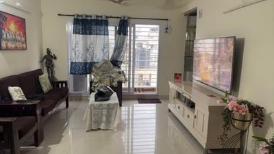 Living Room Image of 1200 Sq.ft 2 BHK Apartment / Flat for rent in Kasturi Nagar Bengaluru for Rs. 46000