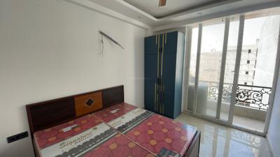 Bedroom Image of 990 Sq.ft 3 BHK Builder Floor for rent in Satbari New Delhi for Rs. 45000
