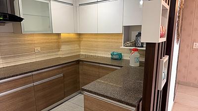Kitchen Image of 1620 Sq.ft 3 BHK Apartment / Flat for rent in ABA Cleo County, Sector 121 Noida for Rs. 58000