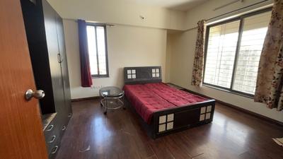 Bedroom Image of 1614 Sq.ft 3 BHK Apartment / Flat for rent in Saarrthi Souvenir, Baner Pune for Rs. 47000