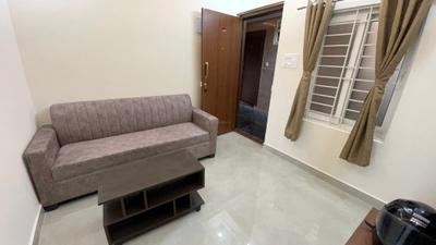 Living Room Image of 760 Sq.ft 1 BHK Apartment / Flat for rent in S.G. Palya Bengaluru for Rs. 26999