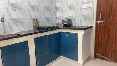 Kitchen Image of 600 Sq.ft 1 BHK Apartment / Flat for rent in Gachibowli Hyderabad for Rs. 28000