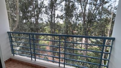Balcony Image of 1600 Sq.ft 2 BHK Apartment / Flat for rent in ADI North Lake, Agrahara Layout Bengaluru for Rs. 33000
