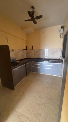 Kitchen Image of 1100 Sq.ft 3 BHK Apartment / Flat for rent in Siddhi Highland Park Building 6 And 7 K23 Phase 1, Thane West Thane for Rs. 54000