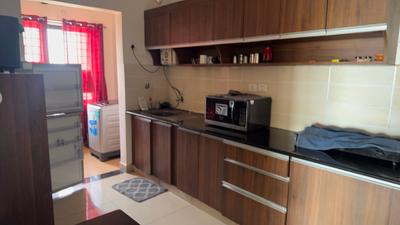 Kitchen Image of 1210 Sq.ft 2 BHK Apartment / Flat for rent in Malpe Royal Embassy, Vidyaratna Nagar Udupi for Rs. 40000