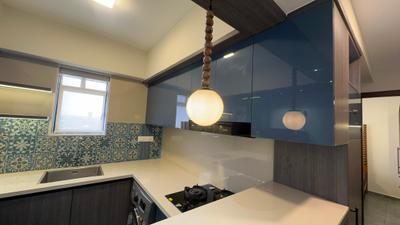 Kitchen Image of 556 Sq.ft 1 BHK Apartment / Flat for rent in Eroor Kochi for Rs. 30000