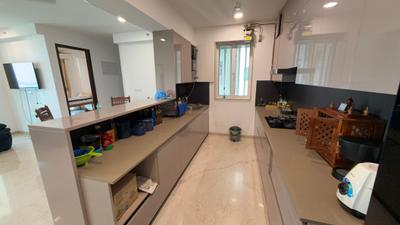 Kitchen Image of 1550 Sq.ft 3.5 BHK Apartment / Flat for rent in Aurum Q Islands R4, Ghansoli Navi Mumbai for Rs. 120000