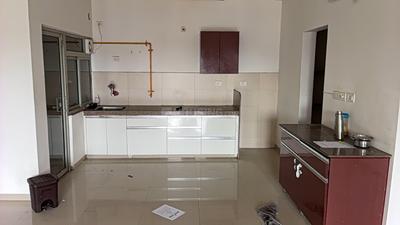 Kitchen Image of 1800 Sq.ft 3 BHK Apartment / Flat for rent in Adani The Meadows, Shantigram Ahmedabad for Rs. 32000