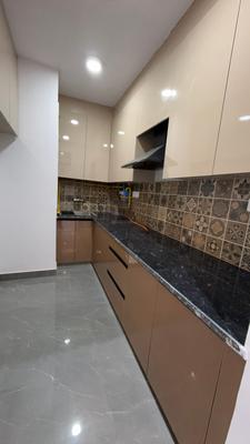 Kitchen Image of 1150 Sq.ft 3 BHK Builder Floor for rent in Chhattarpur New Delhi for Rs. 40000