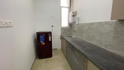 Kitchen Image of 450 Sq.ft 1 BHK Apartment / Flat for rent in Mahalakshmi Nagar Indore for Rs. 18000