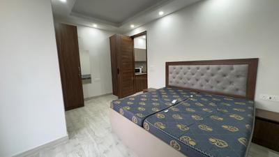 Bedroom Image of 1050 Sq.ft 1 BHK Builder Floor for rent in DLF Phase 3 Gurgaon for Rs. 37500