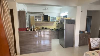 Kitchen Image of 2025 Sq.ft 3 BHK Apartment / Flat for sale in Siddhi Aarohi Crest, South Bopal Ahmedabad for Rs. 13500000