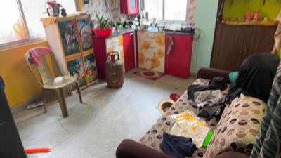 Living Room Image of 450 Sq.ft 1 BHK Builder Floor for rent in Haltu Kolkata for Rs. 15000