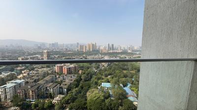 Balcony Image of 700 Sq.ft 1 BHK Apartment / Flat for rent in Ashar Arize Tower B And C, Kalwa Thane for Rs. 30000