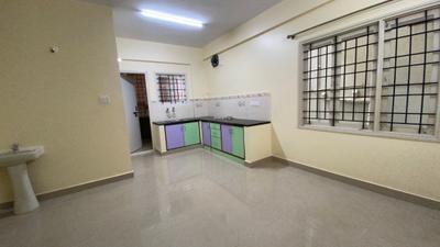 Kitchen Image of 1350 Sq.ft 2 BHK Apartment / Flat for rent in Murugeshpalya Bengaluru for Rs. 42000