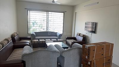 Living Room Image of 3000 Sq.ft 4 BHK Apartment / Flat for rent in Bafna Nayantara Empire, Parijat Nagar Nashik for Rs. 60000