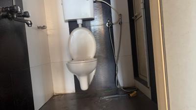 Bathroom Image of 660 Sq.ft 1 BHK Apartment / Flat for rent in Bhagwati Neelkanth Heights, Kalamboli Navi Mumbai for Rs. 19000