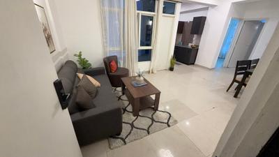 Living Room Image of 850 Sq.ft 2 BHK Apartment / Flat for sale in Supertech Livingston, Crossings Republik Ghaziabad for Rs. 7200000