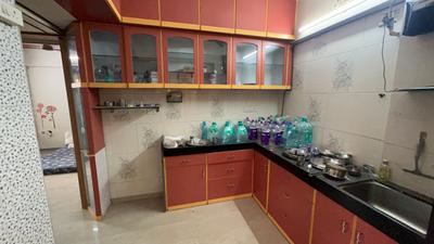 Kitchen Image of 560 Sq.ft 1 BHK Apartment / Flat for sale in Suyash Tower, Kopar Khairane Navi Mumbai for Rs. 9900000