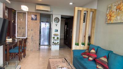 Living Room Image of 1050 Sq.ft 2 BHK Apartment / Flat for sale in Aurum Q Residences R1, MIDC Industrial Area Navi Mumbai for Rs. 22000000